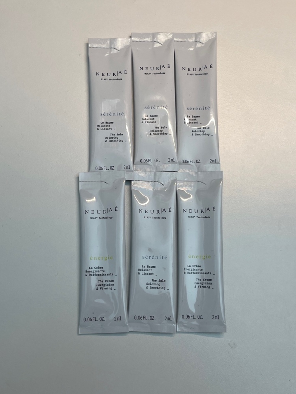 NEW NEURAE Sisley Paris Skincare Samples Lot 6 Serenite Balm Energie Cream 2ml